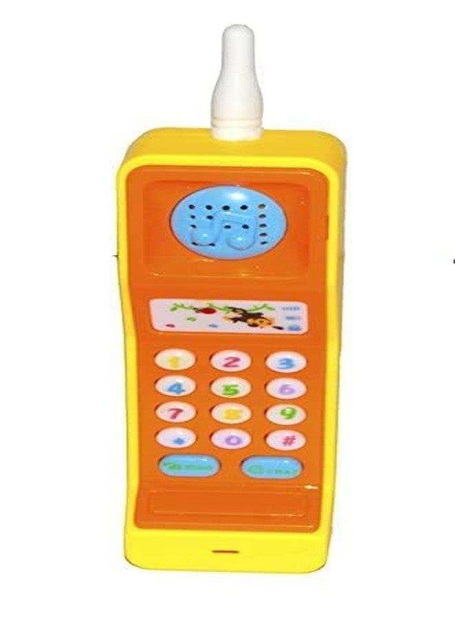BlackZone Cordless Musical Toy Phone Mobile for Kids - Animal, Number and Keypress Sounds - Colorful Lights and Music Multicolor (Teliphone) - Image 5